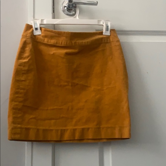 Banana Republic Dresses & Skirts - Yellow corduroy skirt